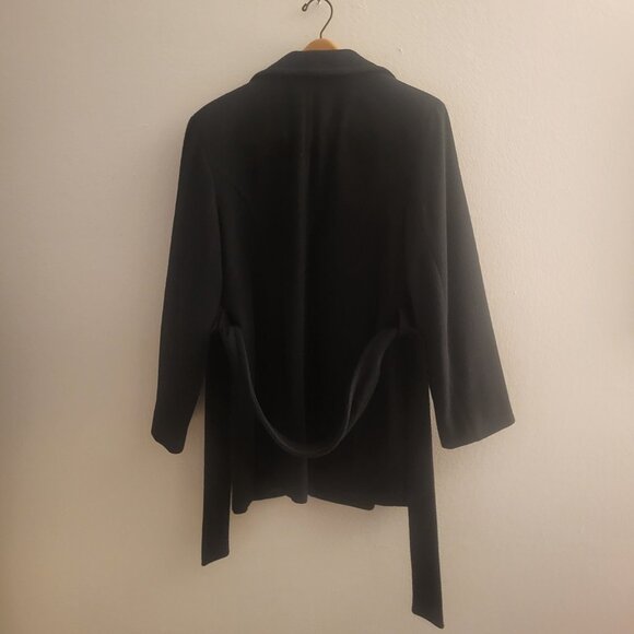 VTG Jason Kole Women’s Size MED Black Wool Double Breasted Warm Pea Coat Capsule - Picture 6 of 8